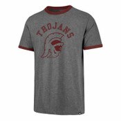 USC Trojans Men's 47 Brand Charcoal Tommy Capital Ringer T-shirt